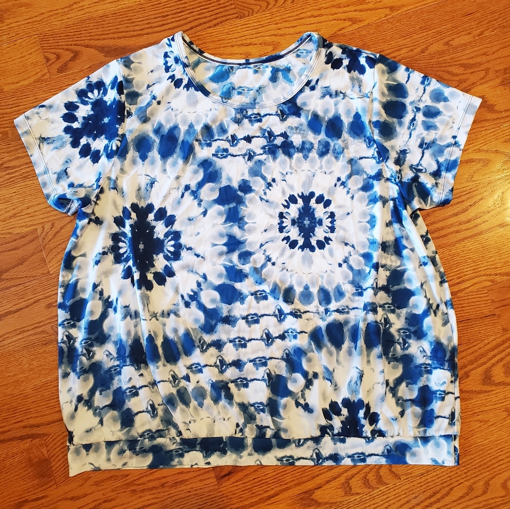 Lane Bryant Tie Dye Swim Shirt